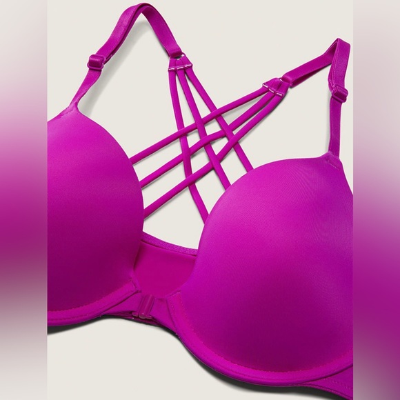 PINK - Wear EveryWhere Front Close T-Shirt Lightly Lined Bra - Picture 15 of 15